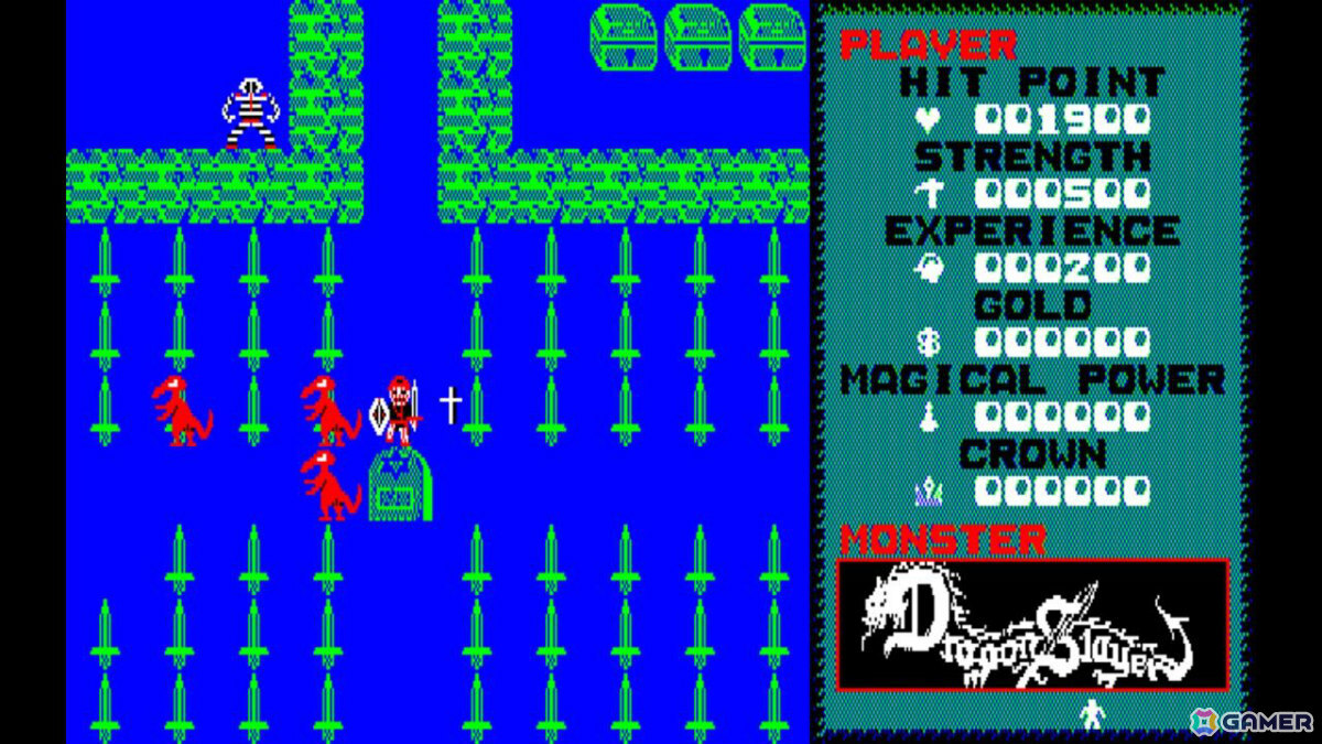 ファルコムのアクションRPG「ドラゴンスレイヤー」が親切機能で遊びやすく！「EGGコンソール ドラゴンスレイヤー LEVEL 2.0 PC-8801」がSwitchで配信の画像2
