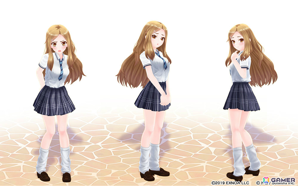 「デタリキZ」アニメ「悶えてよ、アダムくん」とのコラボが7月24日より開催!椎名楓、姫乃朱莉、胡桃沢結衣、九重杏季が3Dモデルで登場の画像