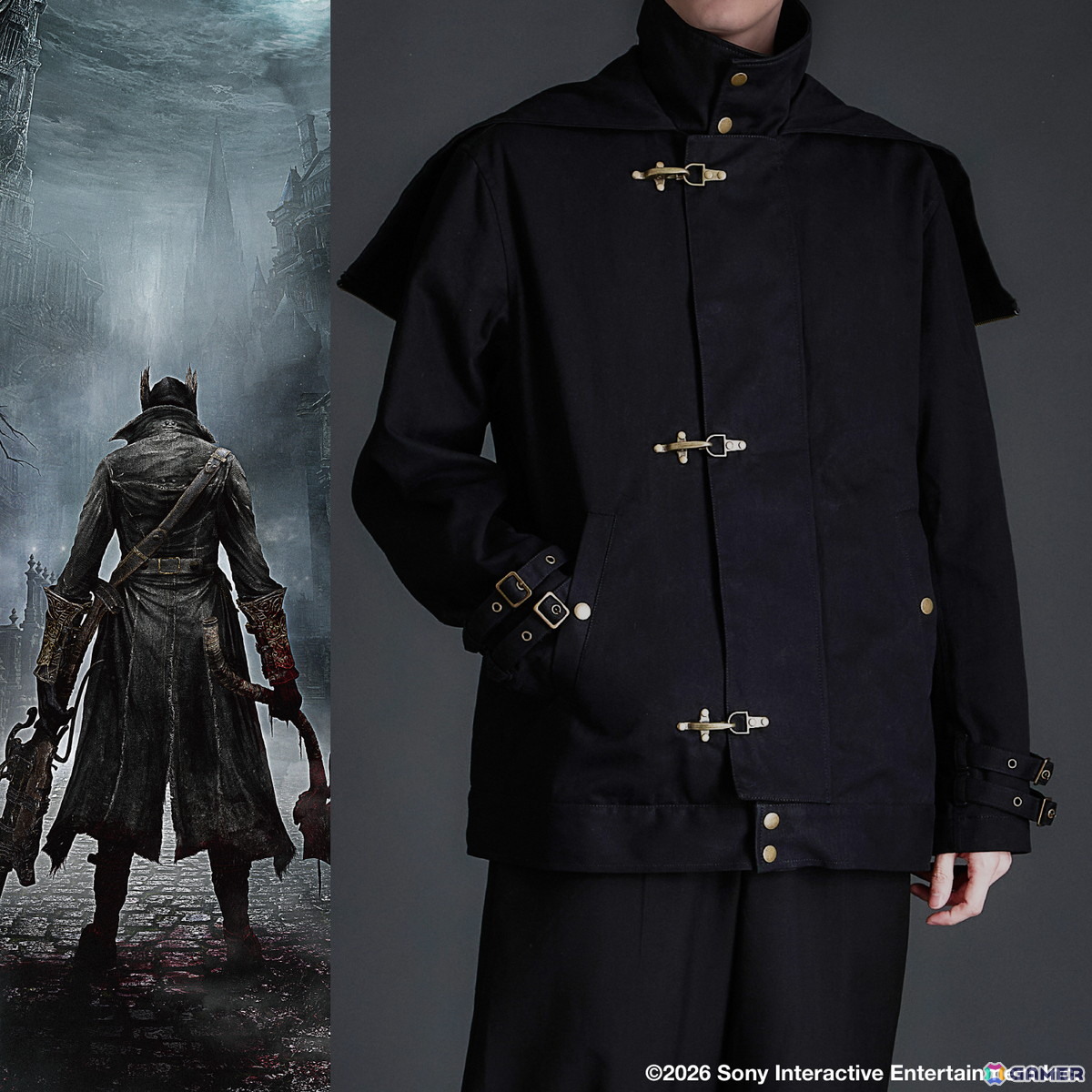「Bloodborne」ダークトーンを基調とし、重厚でクラシカルなデザインへと昇華させたアウター/バックパック/トートバッグ/長財布が登場!の画像