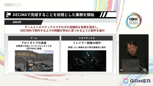 「DEATH STRANDING」を形作ったGuerrilla Gamesとの熱き共闘――コジマプロダクション「DECIMA」エンジン選択の舞台裏【CEDEC2026】の画像6