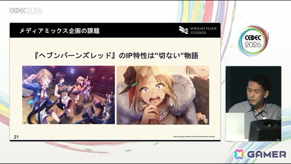 「ヘブバン」の特性を活かしたメディアミックスをどのように生み出したのか――ASMR・舞台化企画の立て方や考え方【CEDEC2026】の画像3