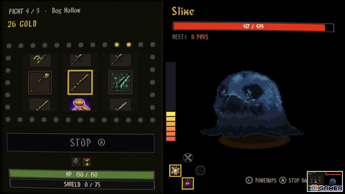 スロットで戦うターン制ローグライク「Slots ＆ Skulls」が発表！リールにセットするシンボルは強化が可能、ただし失敗すると永久破壊の画像2