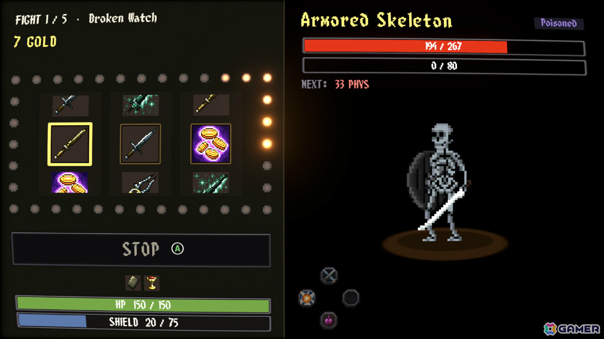 スロットで戦うターン制ローグライク「Slots ＆ Skulls」が発表！リールにセットするシンボルは強化が可能、ただし失敗すると永久破壊の画像3