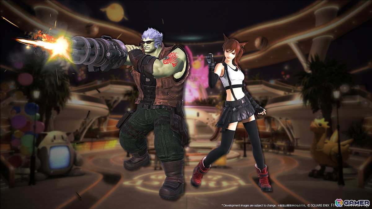 「ファイナルファンタジーXIV」FF7リメイクシリーズとのクロスオーバーコンテンツなど「白銀のワンダラー」最新情報が公開！の画像38
