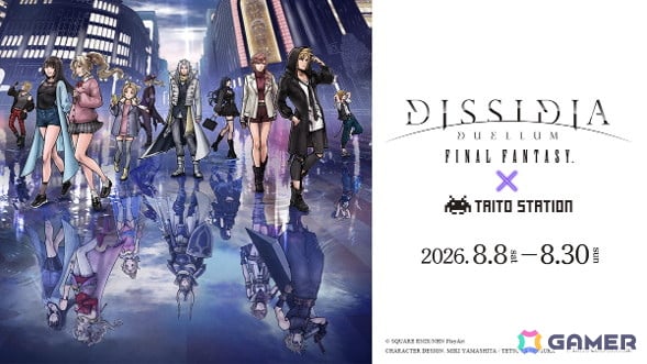 「ディシディア デュエルム ファイナルファンタジー×タイトーステーション」8月8日より全国規模で開催決定!オリジナルのクレープやドリンクを販売の画像