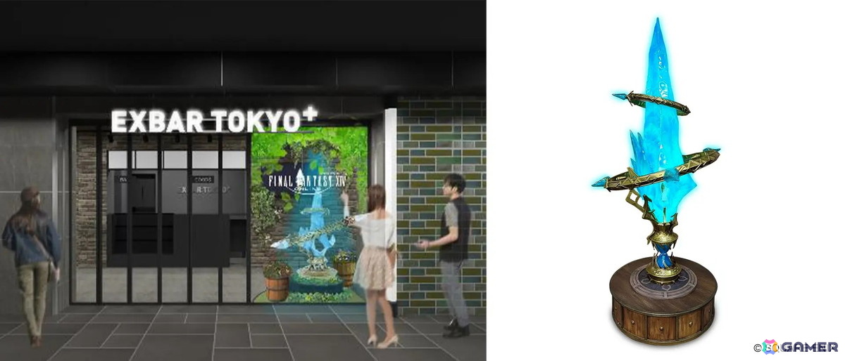 全長約160cm「エーテライト」モニュメント(FINAL FANTASY XIV GOODS SHOP AKIHABARA)