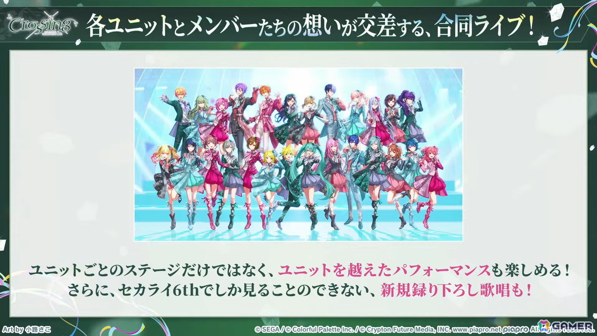 「プロセカ」のリアルライブ「セカライ6th」はアリーナ会場での開催！コネクトライブ新シリーズ、じんさん楽曲追加CP、夏休み企画のブラウザゲームも発表の画像