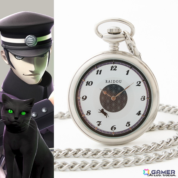 「RAIDOU Remastered: 超力兵団奇譚」のコラボアイテムが登場！ライドウがモチーフの懐中時計、ボディバッグの3つがラインナップの画像