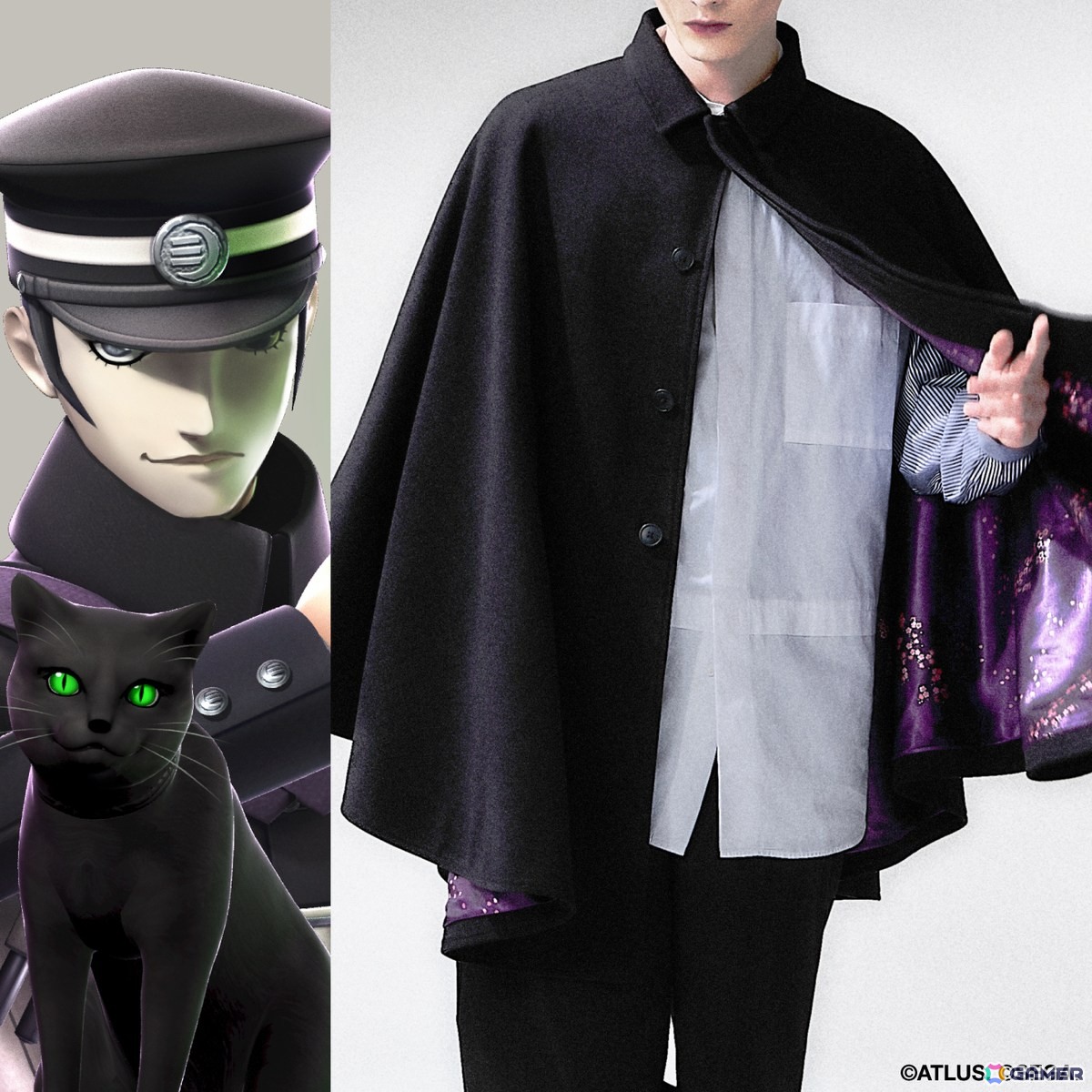 「RAIDOU Remastered: 超力兵団奇譚」のコラボアイテムが登場！ライドウがモチーフの懐中時計、ボディバッグの3つがラインナップの画像25
