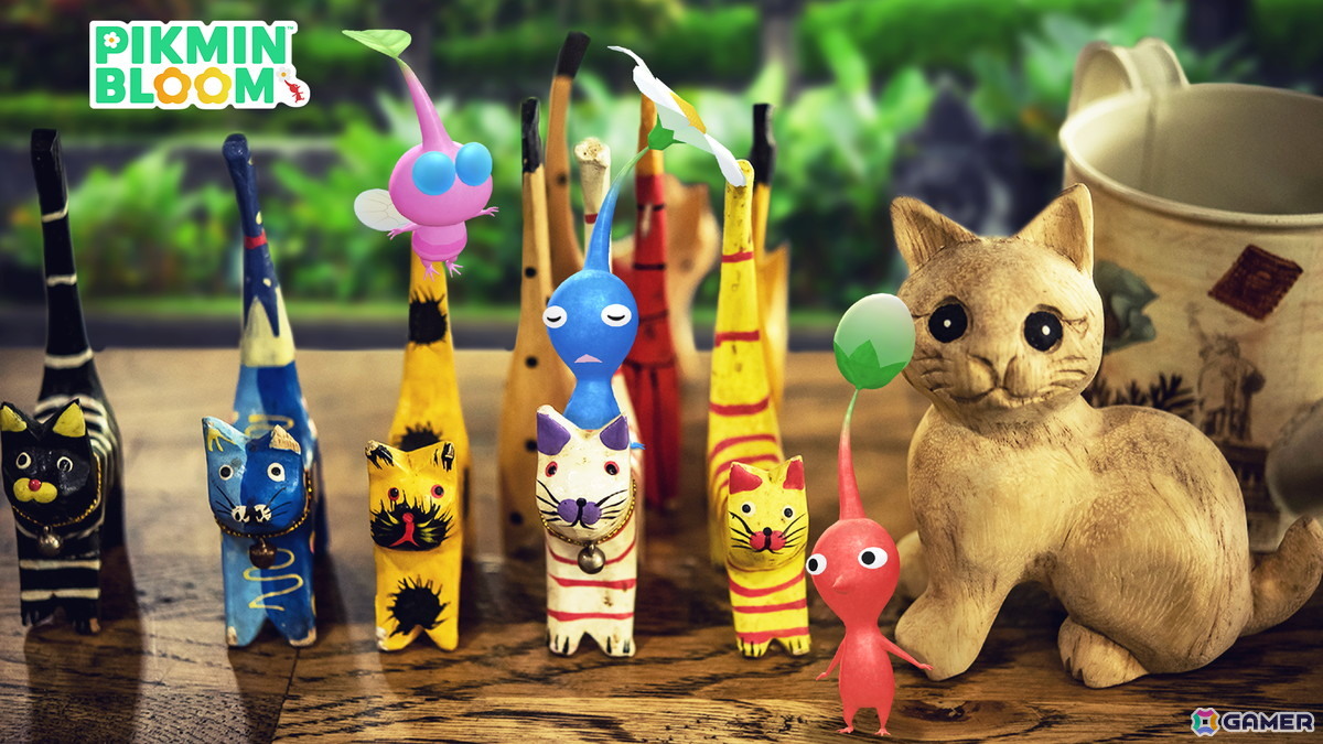 「ピクミンブルーム」でイベント「サマーバカンス」が8月1日より開催！バリの木彫りアニマルを身につけたピクミンが新登場の画像