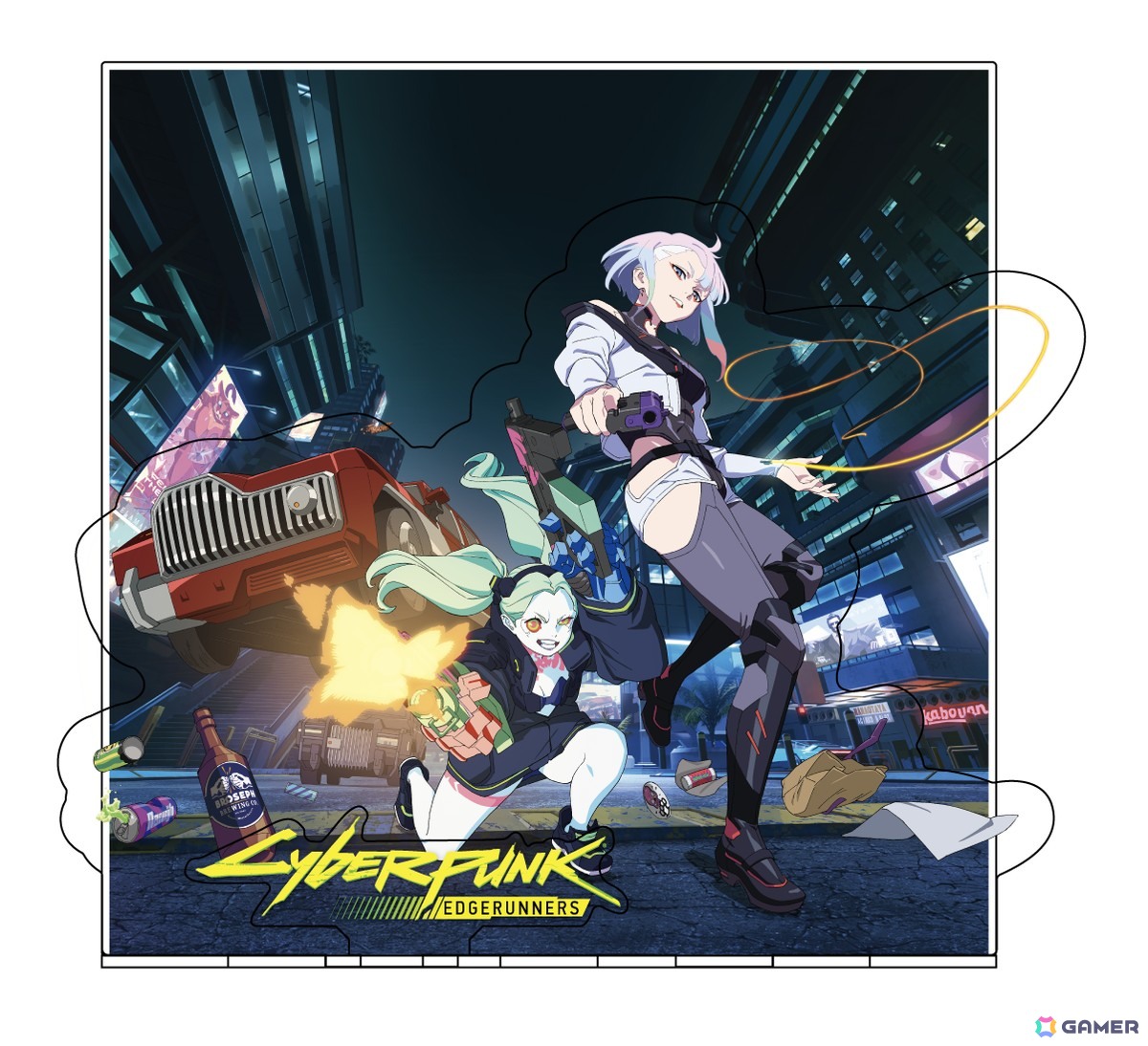 「サイバーパンク2077」「サイバーパンク:エッジランナーズ」の新グッズが2026年9月より順次発売！1:1スケールのサーマルカタナやスキッピーのキーチェンがラインナップの画像