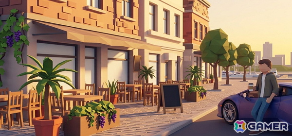 自由すぎるカフェ経営シム「Cafe Life Simulator」が2026年10月に早期アクセス開始！ストリートレースやマフィアとの抗争といった要素もの画像