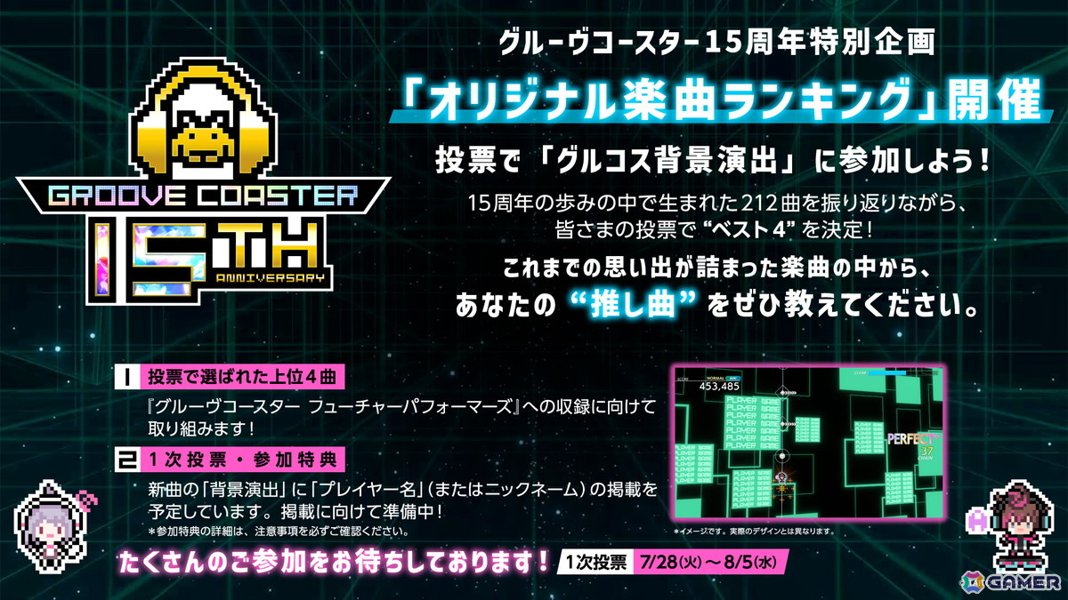 「グルーヴコースター」シリーズが15周年！ZUNTATA制作による記念曲「1nfinite 5tellar Chronicle」が「フューチャーパフォーマーズ」に収録の画像