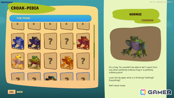 池でユニークなカエルを集める癒しの放置系ゲーム「Frog Pond Simulator」が9月24日に発売！の画像