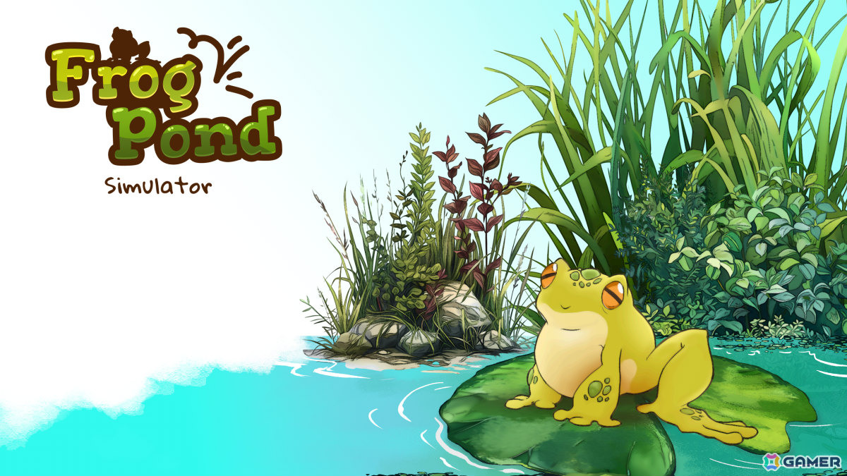 池でユニークなカエルを集める癒しの放置系ゲーム「Frog Pond Simulator」が9月24日に発売！の画像