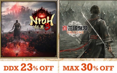 「仁王3」デジタルDX版が23％オフ、「Wo Long: Fallen Dynasty」Complete Editionが半額となるコエテクのサマーセールが開催！