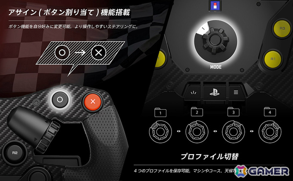 ステアリング型コントローラー「Racing Wheel Apex」がフォーミュラカー仕様になって2026年冬に発売！の画像4
