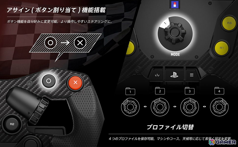 ステアリング型コントローラー「Racing Wheel Apex」がフォーミュラカー仕様になって2026年冬に発売！の画像