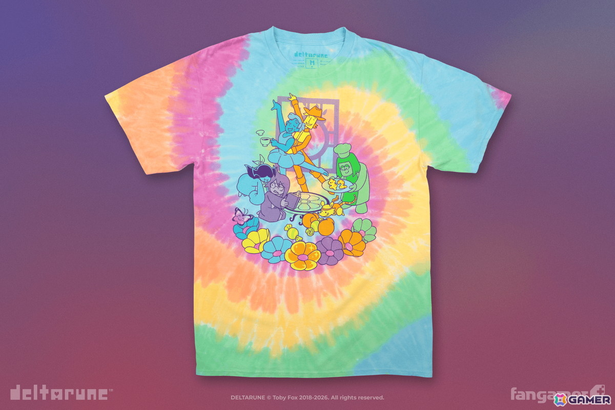 「DELTARUNE」Chapter 5に登場するキャラたちのグッズが登場！Tシャツやぬいぐるみキーホルダーなどがラインナップの画像