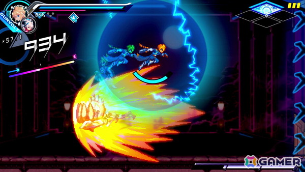 Switch 2版「蒼き雷霆 ガンヴォルト トライアングル エディション」の体験版が東京ゲームダンジョン13にプレイアブル出展！の画像8