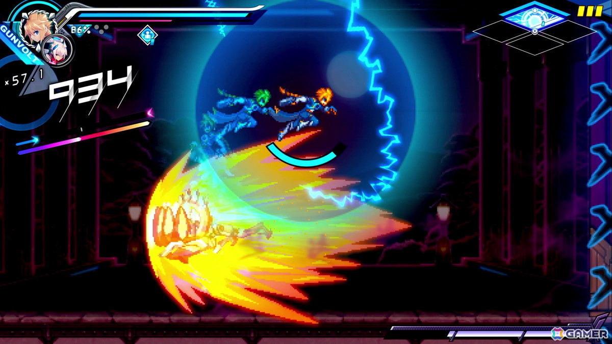 Switch 2版「蒼き雷霆 ガンヴォルト トライアングル エディション」の体験版が東京ゲームダンジョン13にプレイアブル出展！の画像
