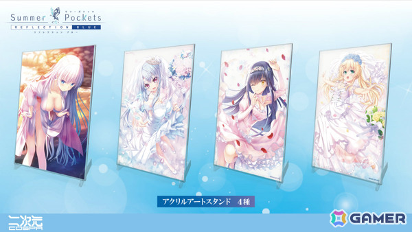 「Summer Pockets REFLECTION BLUE」しろは尽くしのデスクセットやTシャツなどの新グッズがコミケ108で先行販売！の画像26