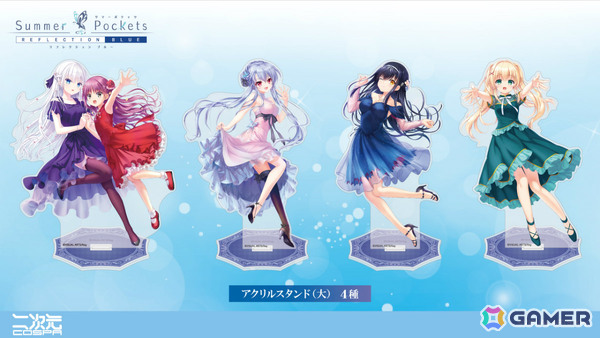 「Summer Pockets REFLECTION BLUE」しろは尽くしのデスクセットやTシャツなどの新グッズがコミケ108で先行販売！の画像31