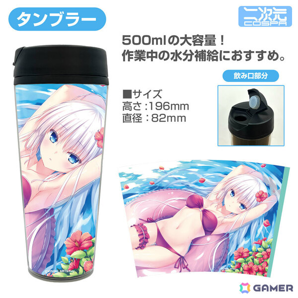 「Summer Pockets REFLECTION BLUE」しろは尽くしのデスクセットやTシャツなどの新グッズがコミケ108で先行販売！の画像5