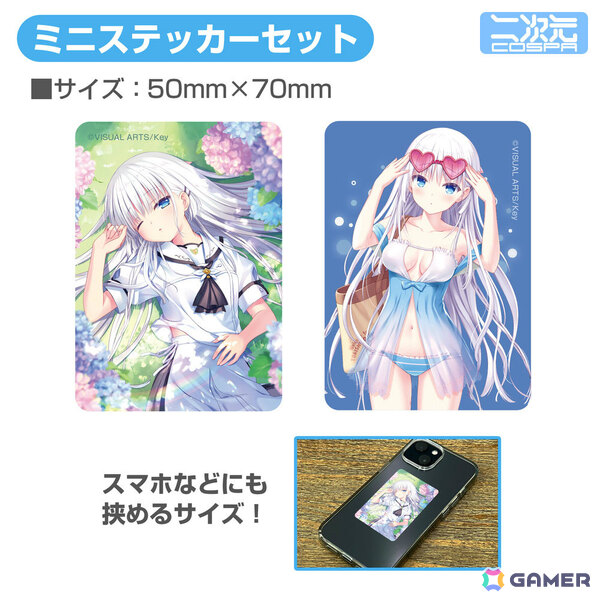 「Summer Pockets REFLECTION BLUE」しろは尽くしのデスクセットやTシャツなどの新グッズがコミケ108で先行販売！の画像7