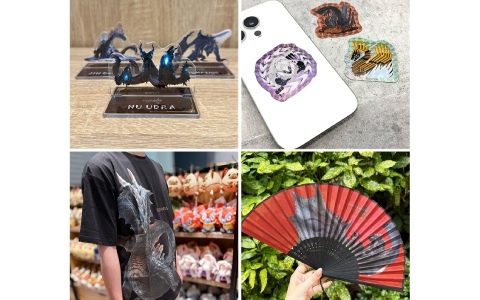 「モンスターハンターワイルズ」ラギアクルスたちのビッグプリントTシャツやモンスターアイコンのホログラムステッカーなどが8月7日に発売！