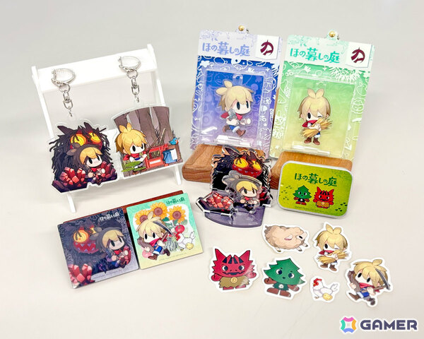 「ほの暮しの庭」発売を記念して夜の臨場感あるシーンが立体化されたミニアクリルジオラマなど7種の新グッズが登場！の画像1