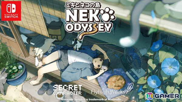 猫の写真をたくさん撮って集めるカジュアルADV「ミキとネコの島 -Neko Odyssey-」Switch版が配信！の画像1