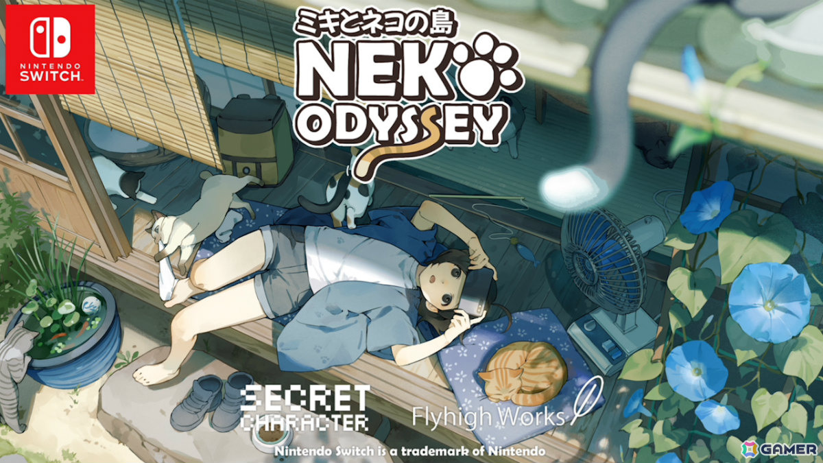 猫の写真をたくさん撮って集めるカジュアルADV「ミキとネコの島 -Neko Odyssey-」Switch版が配信!の画像