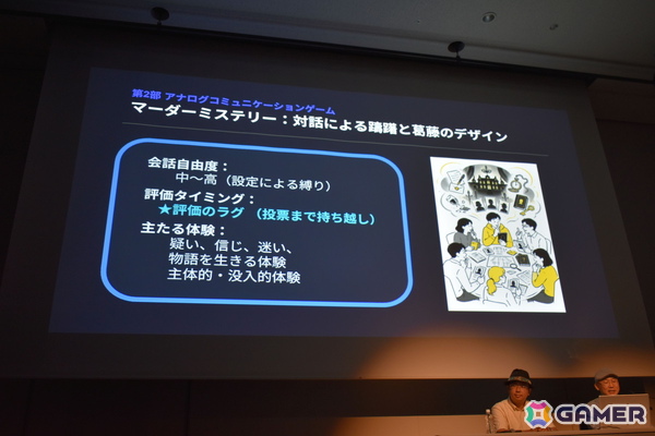 対話を「メカニクス」として設計する――マーダーミステリー作家が語るコミュニケーションゲームの正体【CEDEC2026】の画像8