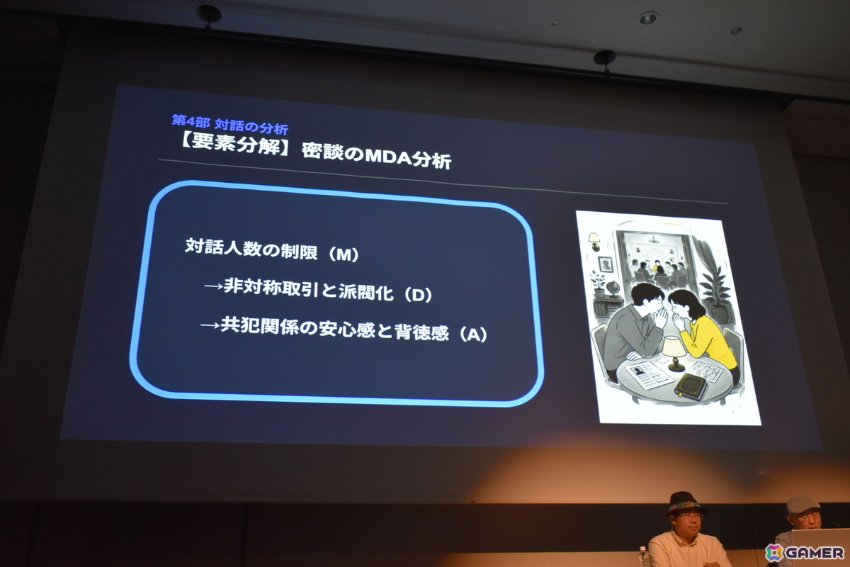 対話を「メカニクス」として設計する――マーダーミステリー作家が語るコミュニケーションゲームの正体【CEDEC2026】の画像
