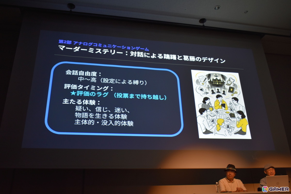 対話を「メカニクス」として設計する――マーダーミステリー作家が語るコミュニケーションゲームの正体【CEDEC2026】の画像