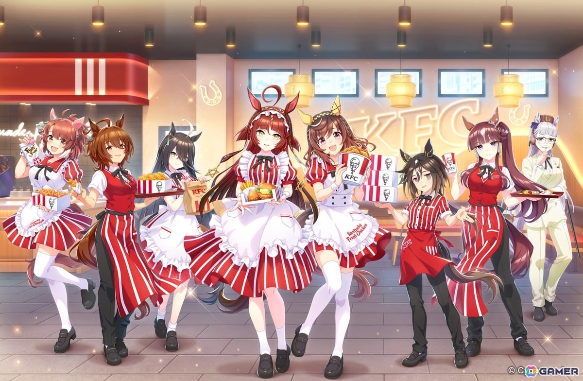 「ウマ娘のウマウマ！ケンタッキー！」キャンペーンが8月12日より開催！オリジナル商品に加えてコラボ楽曲、ラッピング店舗も展開の画像