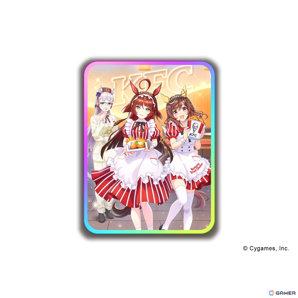 SSRサポートカード「［ガブッと、笑顔に］レッドディザイア」イメージ