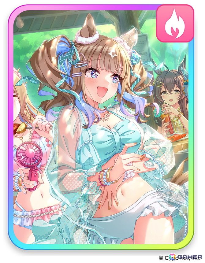 「ウマ娘 プリティーダービー」セイウンスカイ、メジロブライトが登場するガチャ&ストーリーイベント「あの夏のケセラセラ」がスタート!の画像