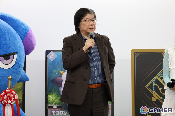 「パルワールド オフィシャルカードゲーム」ブースターパック第1弾発売を記念した商品発売記念セレモニーが開催!木谷高明氏、峰月律さん、千石ユノさんが登壇の画像