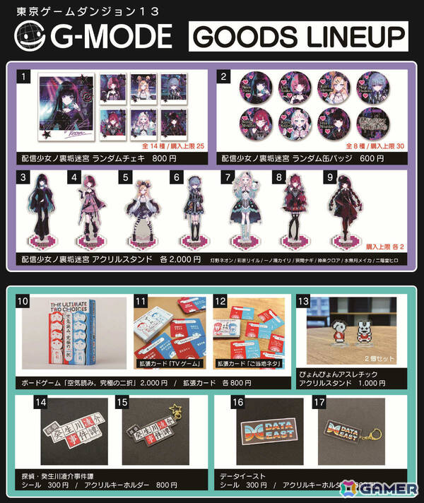 ジー・モードが東京ゲームダンジョン13に出展！「コメンテーター」、「One Song, One Life」、未発表タイトルの試遊を楽しめるの画像9