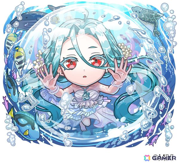「コトダマン」で「コトダマンの夏2026」フェーズ2「ムオンと夏ダ祭」が7月31日より開催！新レジェンドコトダマン「清澄な音色をいま一度・ムオン（海へ）」も登場の画像3