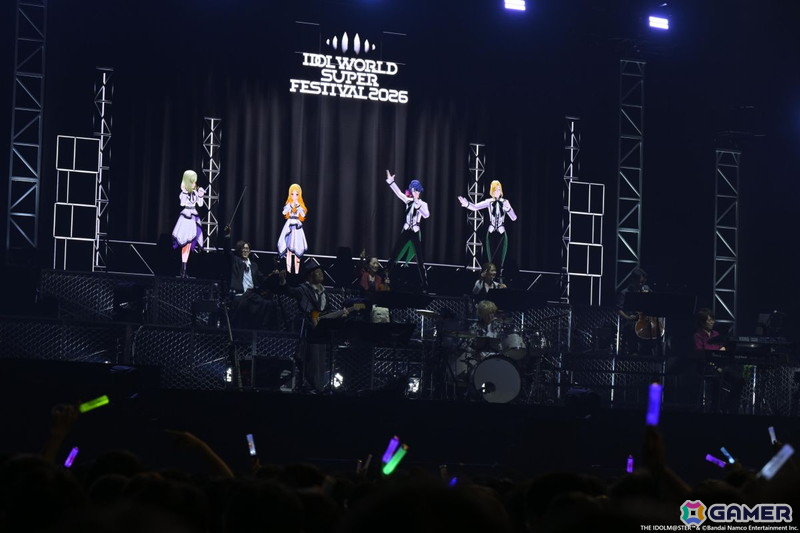 「アイマス」の実力派アイドルたちによる歌声とバンド&ストリングスの生演奏が共鳴!xRライブ「IWSF2026」第2公演「ZESSYOU」レポートの画像