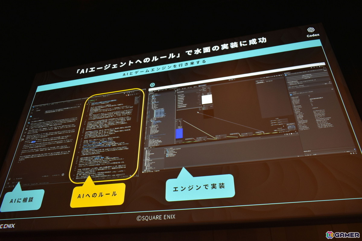 「コードは1行も書いていない」スクエニのゲームデザイナーが生成AIだけでアクションRPGのプロトタイプを制作【CEDEC2026】の画像