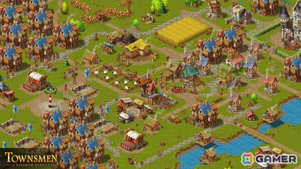 中世街づくりシム「Townsmen - A Kingdom Rebuilt」のiOS/Android版が配信!チュートリアルやシナリオの一部は無料でプレイ可能の画像