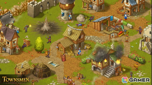 中世街づくりシム「Townsmen - A Kingdom Rebuilt」のiOS/Android版が配信!チュートリアルやシナリオの一部は無料でプレイ可能の画像