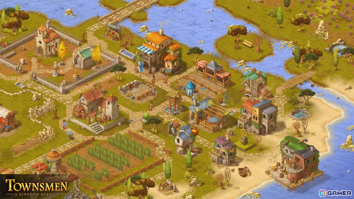 中世街づくりシム「Townsmen - A Kingdom Rebuilt」のiOS/Android版が配信！チュートリアルやシナリオの一部は無料でプレイ可能の画像2
