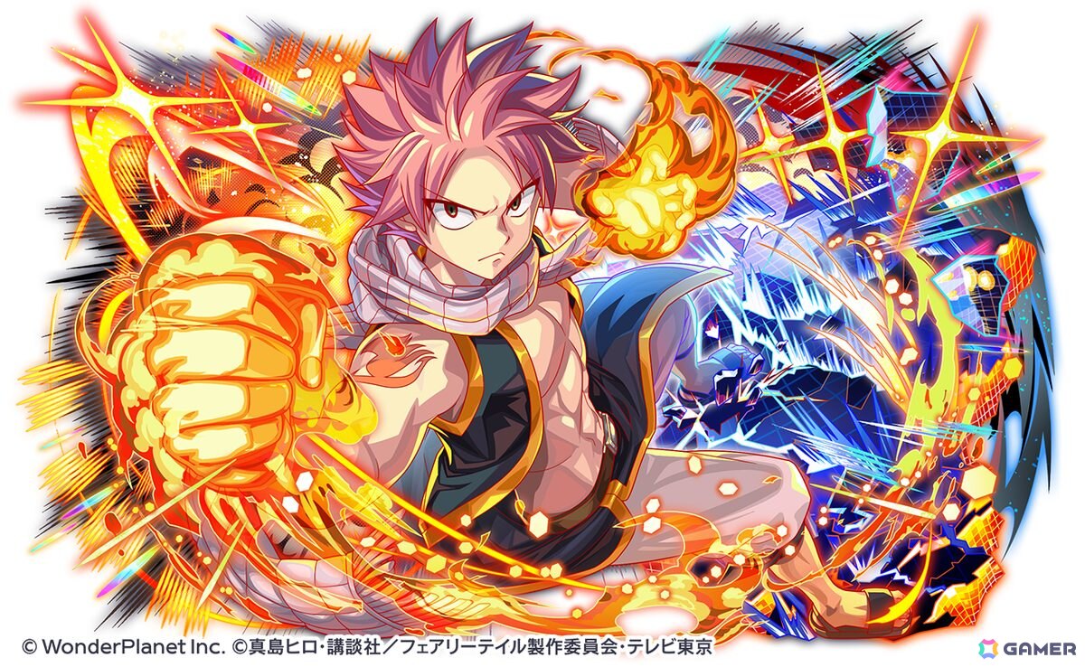 「クラッシュフィーバー」アニメ「FAIRY TAIL」コラボが8月1日より開催!ナツ、ルーシィ、グレイなどが登場の画像
