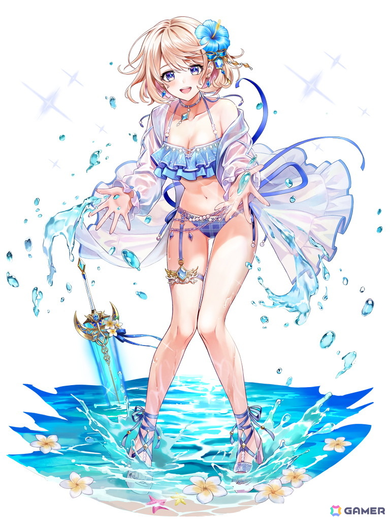 「白猫プロジェクト NEW WORLD'S」でイベント「サマー・ビーチ・バケーション」が開催!水着姿のエレノア、ニルカ、フラン、カクリアがガチャに登場の画像