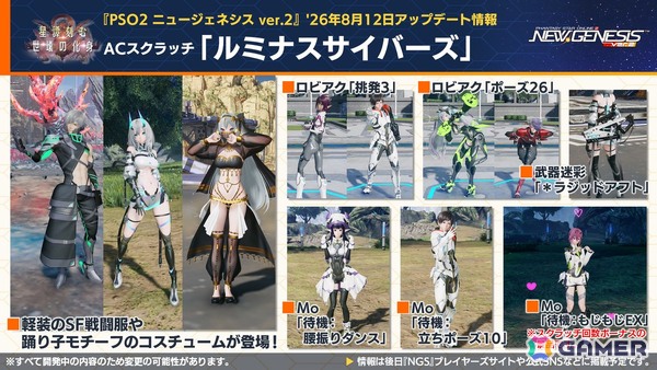 「PSO2 ニュージェネシス」sena先生とのクリエイターコラボ、ずんだもんとのコラボ開催が発表！「超・夢幻祭」の情報もの画像24